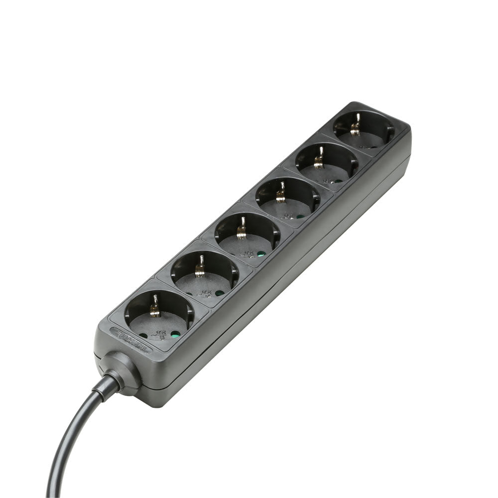Power Strip 6 - way | 5m - DJ Hub.NO