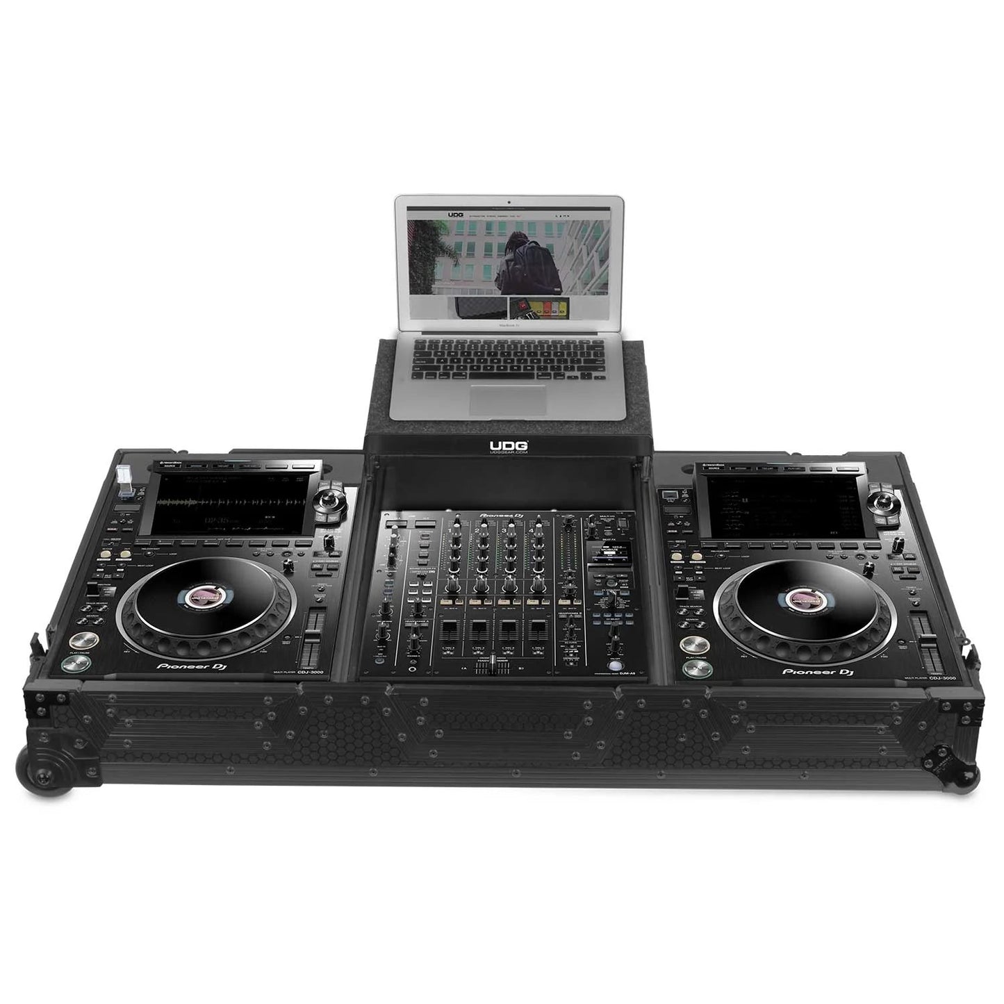 Ultimate Flight Case Set Pioneer CDJ - 3000/A9 Black Plus (L&W) - DJ Hub.NO