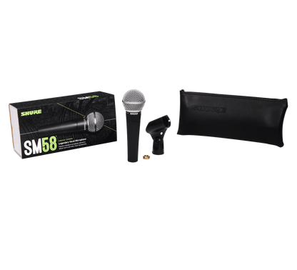 Shure SM58-LCE Microphone Dynamic Cardioid, Vocal