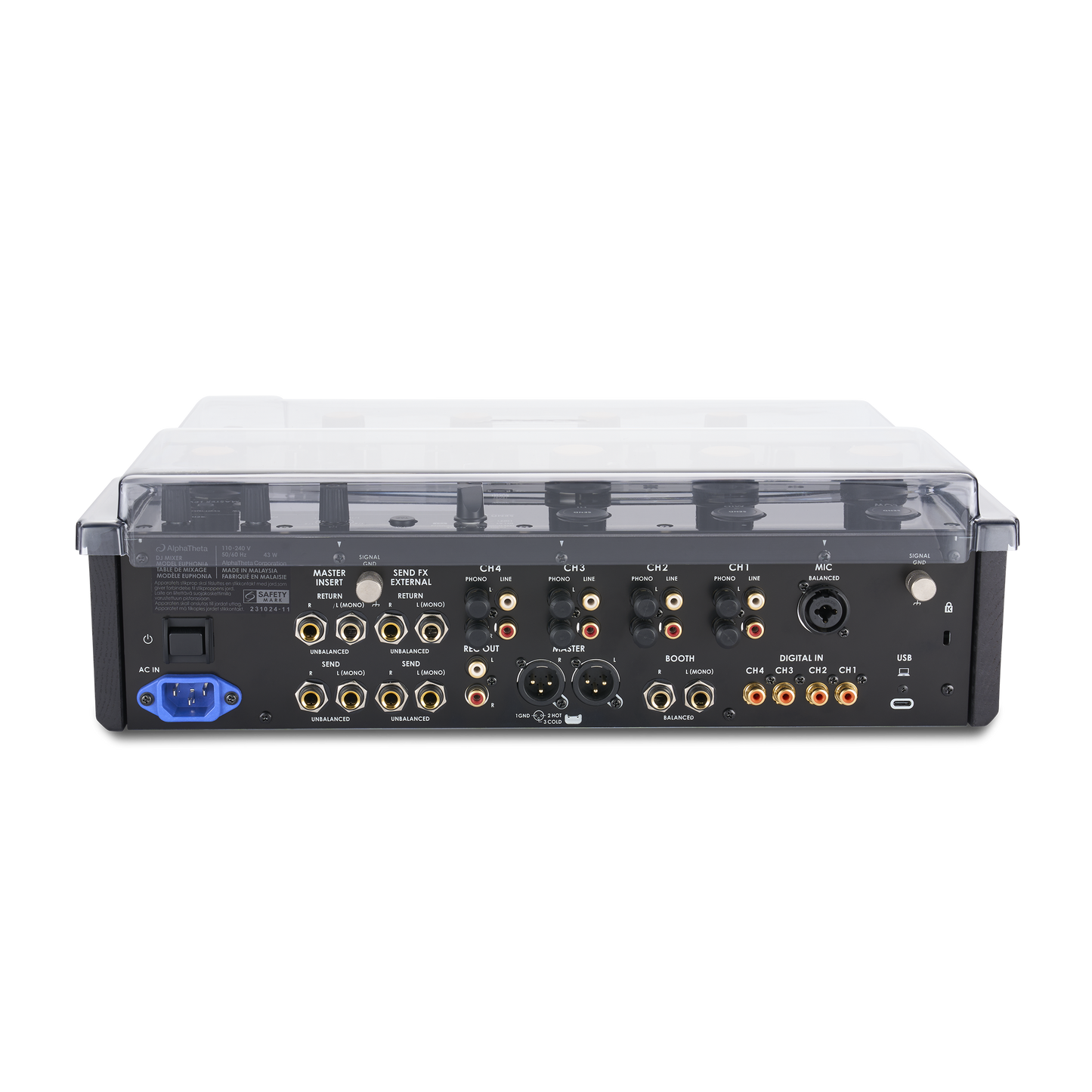 Decksaver til AlphaTheta Euphonia (Soft-Fit)