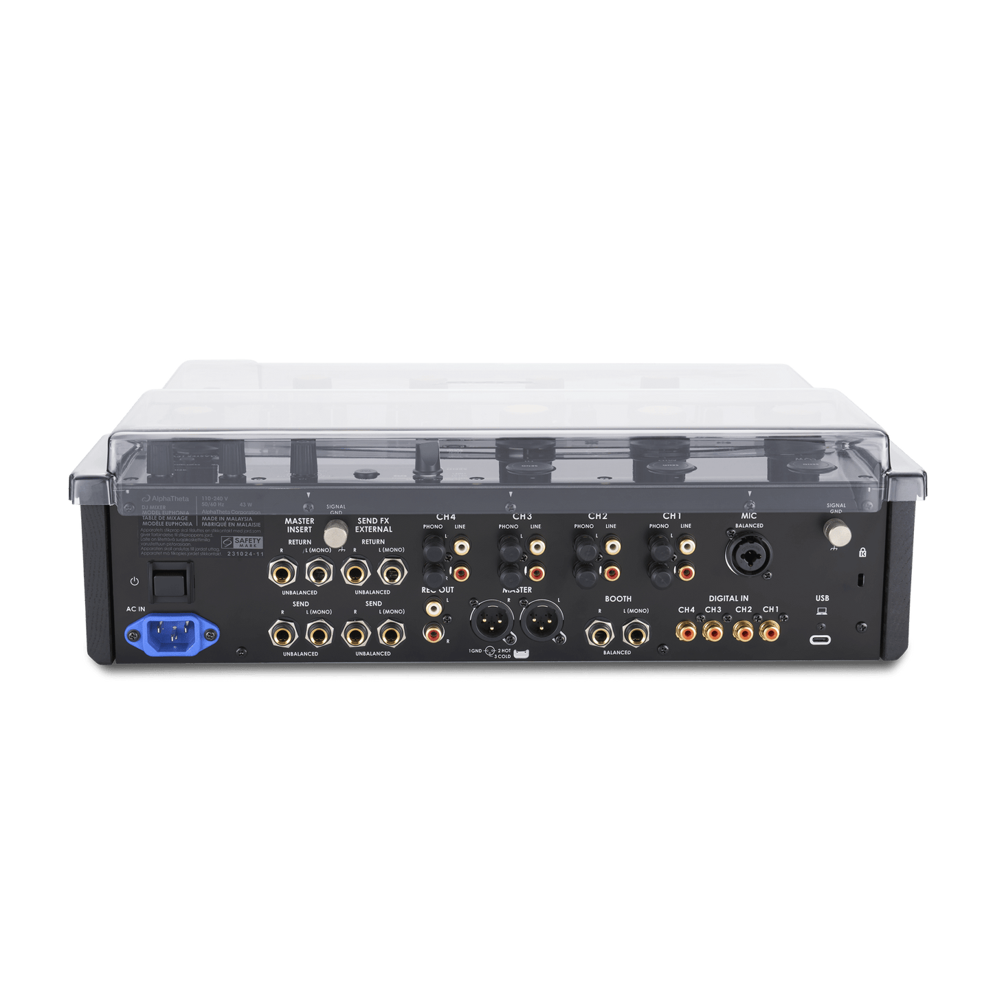 Decksaver til AlphaTheta Euphonia (Soft - Fit) - DJ Hub.NO