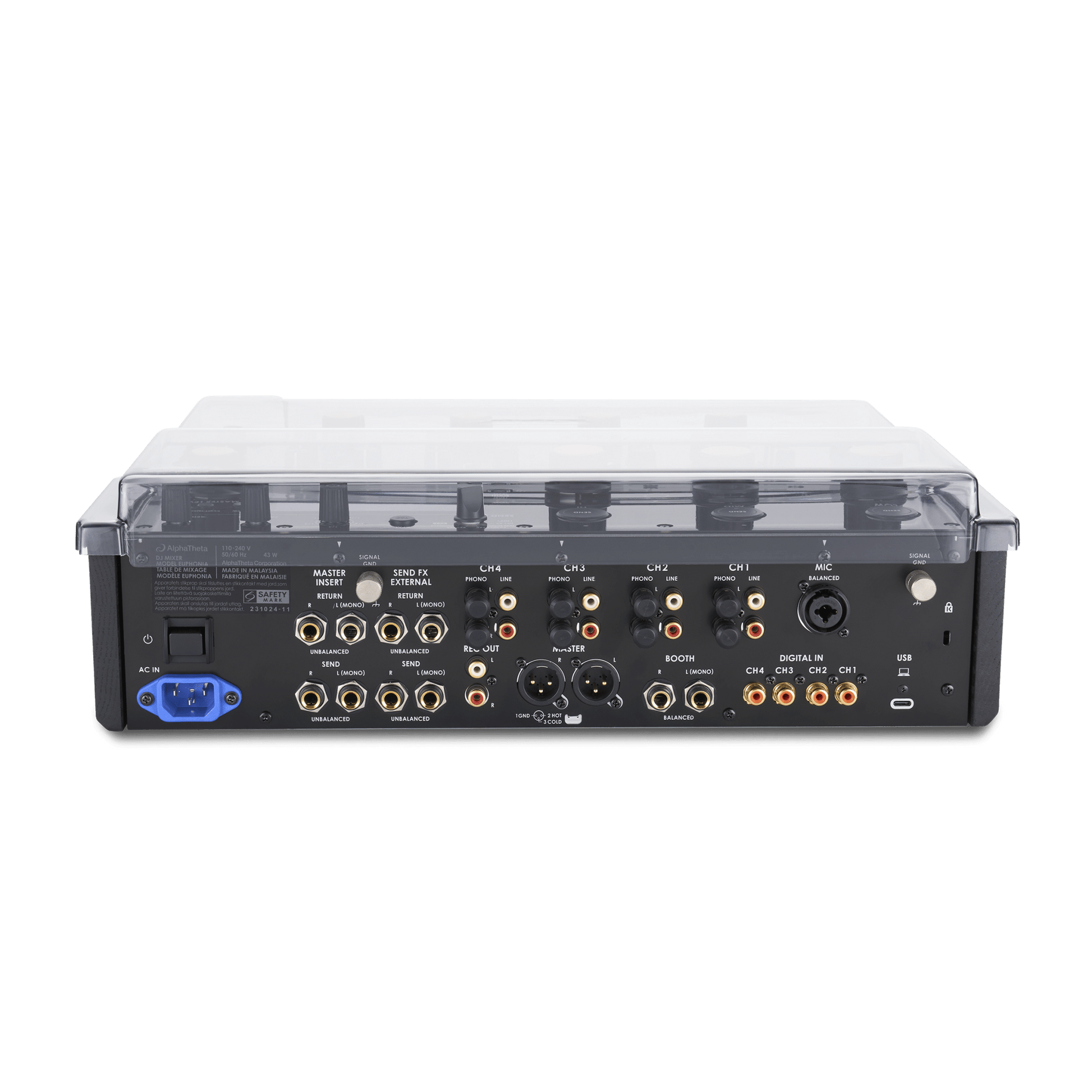 Decksaver til AlphaTheta Euphonia (Soft - Fit) - DJ Hub.NO